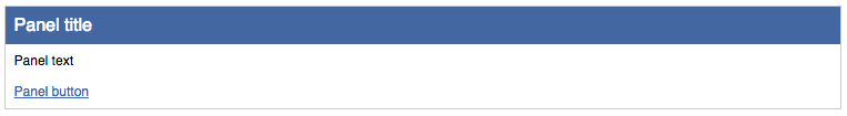 WPanel of Type CHROME in the default theme for version 1.2.6