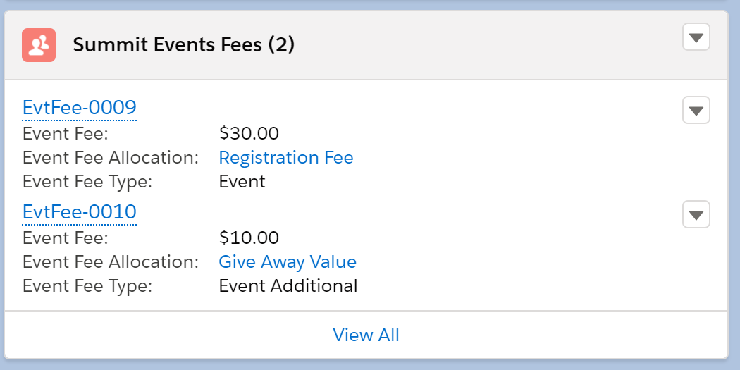 Event Fees Allocation Image