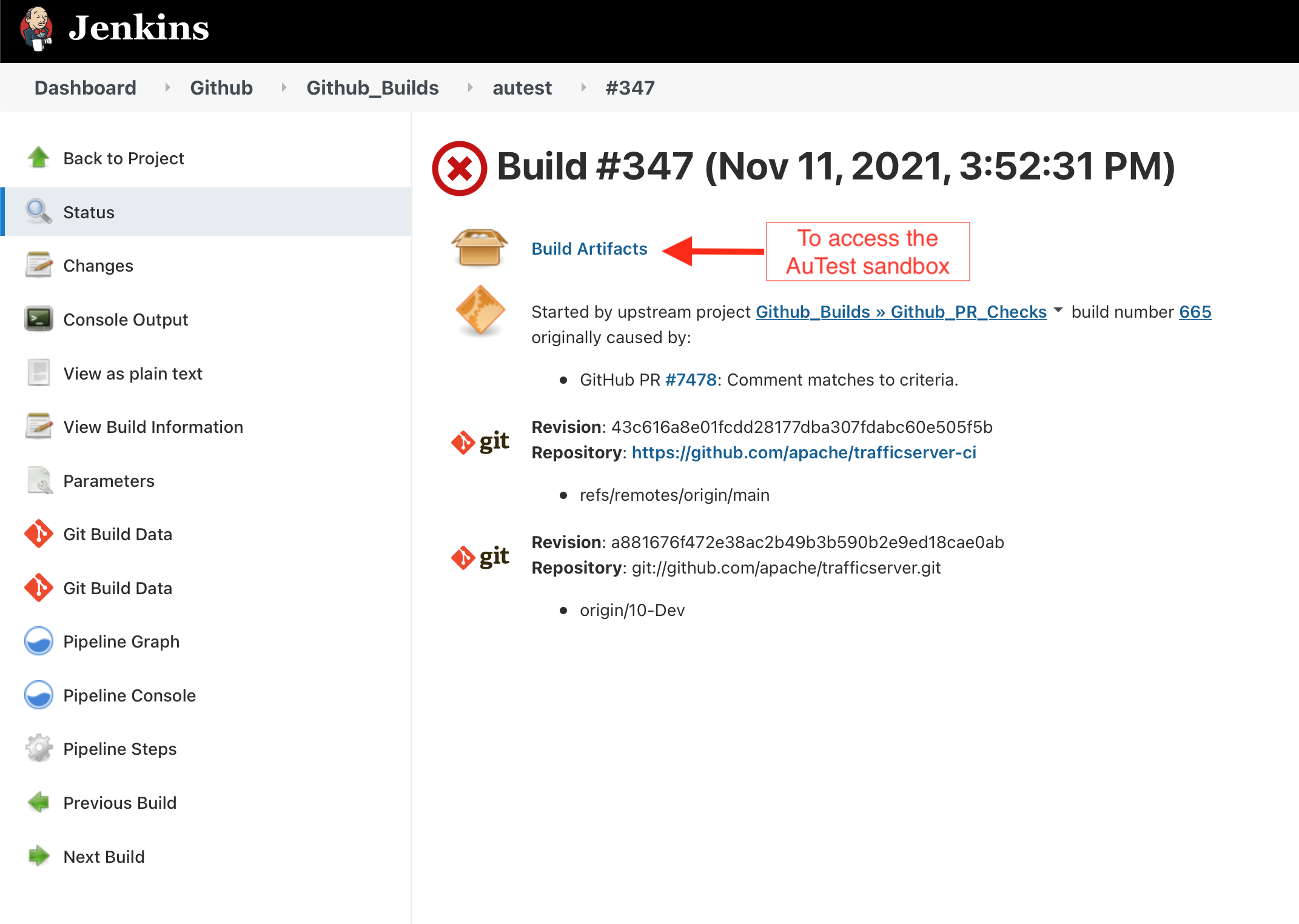 AuTest Build Artifacts