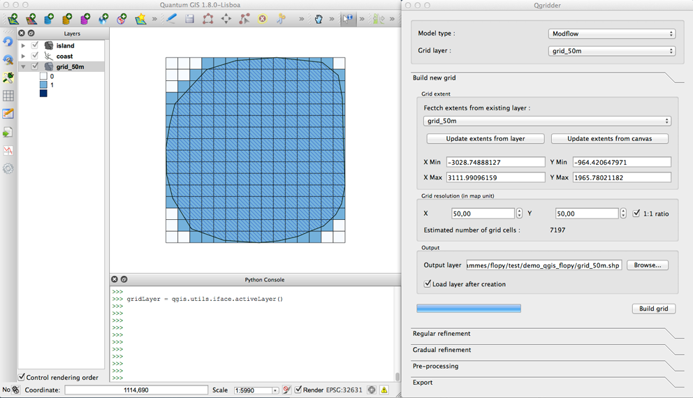 Grid construction