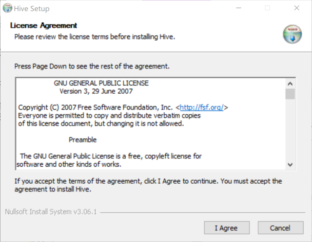 Hive License Agreement