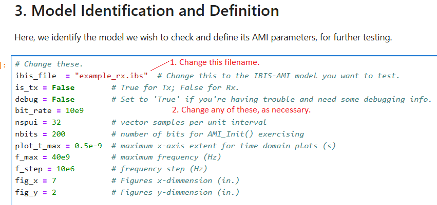 Identifying the correct model.