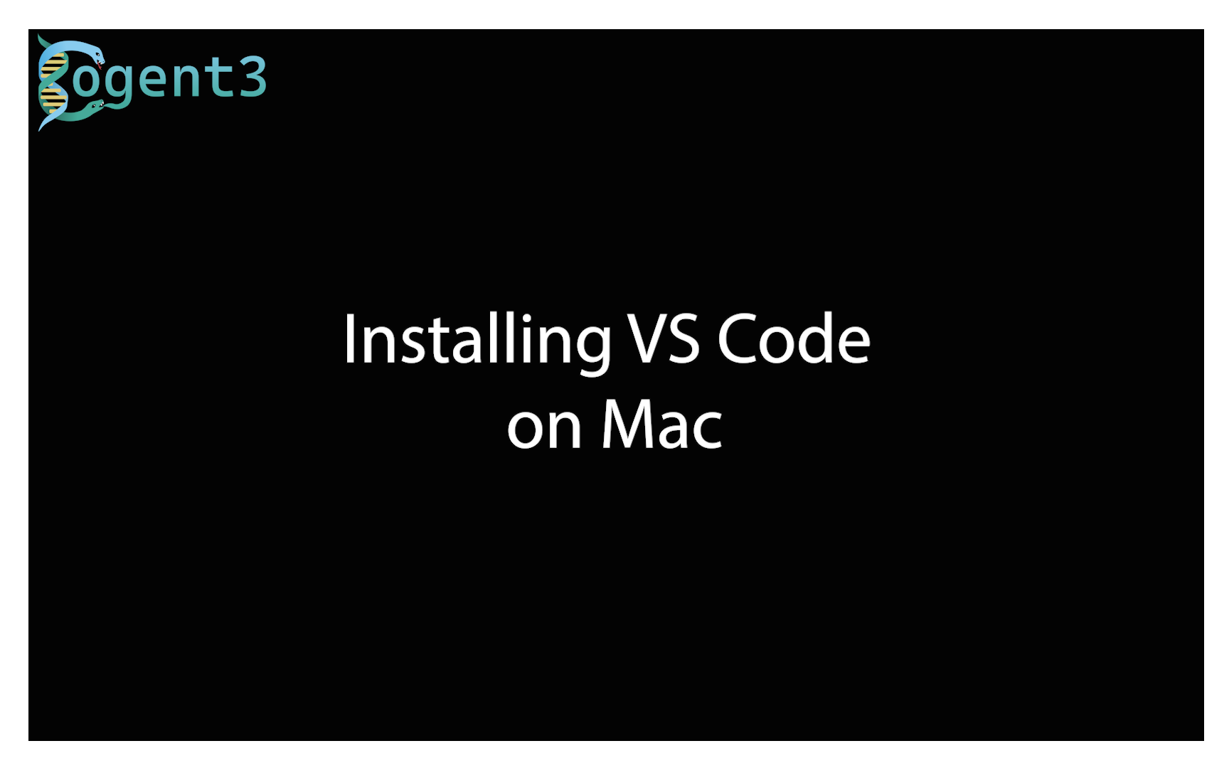 Installing VS Code on Mac