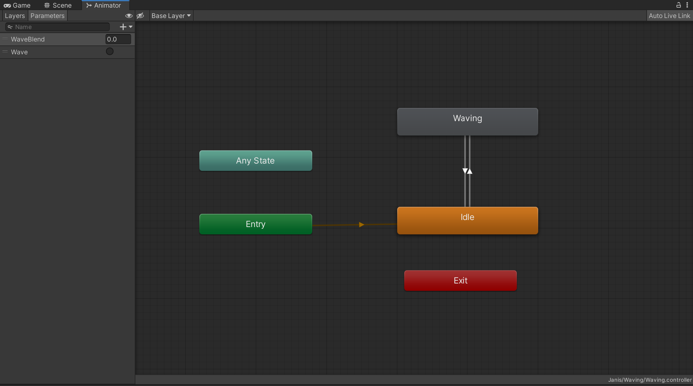 Mecanim Animator Controller from the Unity Manual