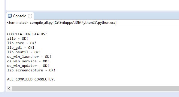 Eclipse PyDev Compile All 2