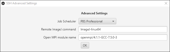 SSH Advanced Settings