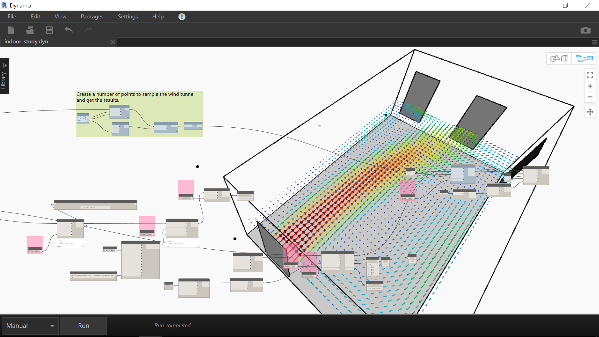 result visualization