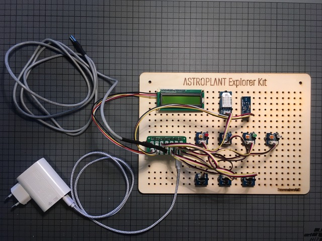 image of explorer board with sensors